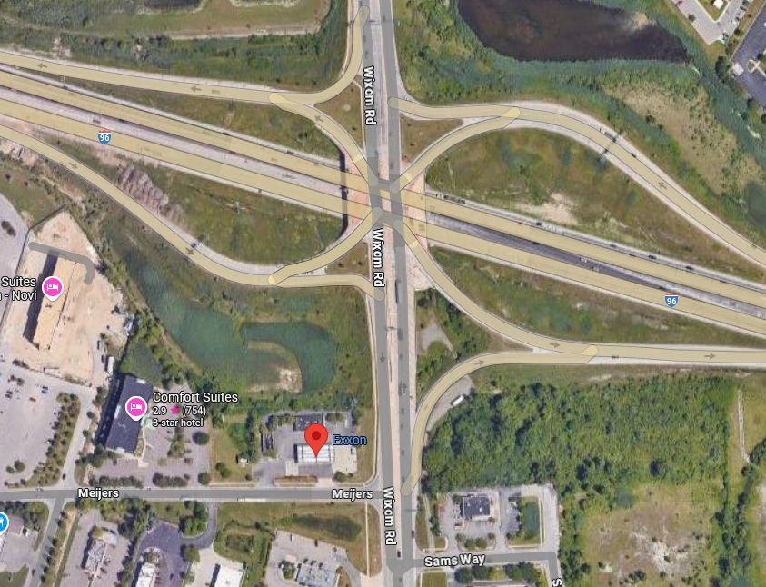 Union 76 Truck Stop (Pure Oil) - Aerial Map Now Exxon